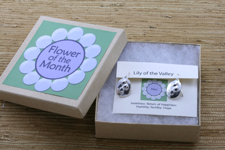 lily of the valley earring