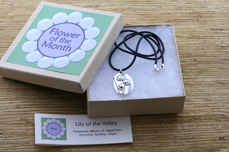 lily of the valley pendant